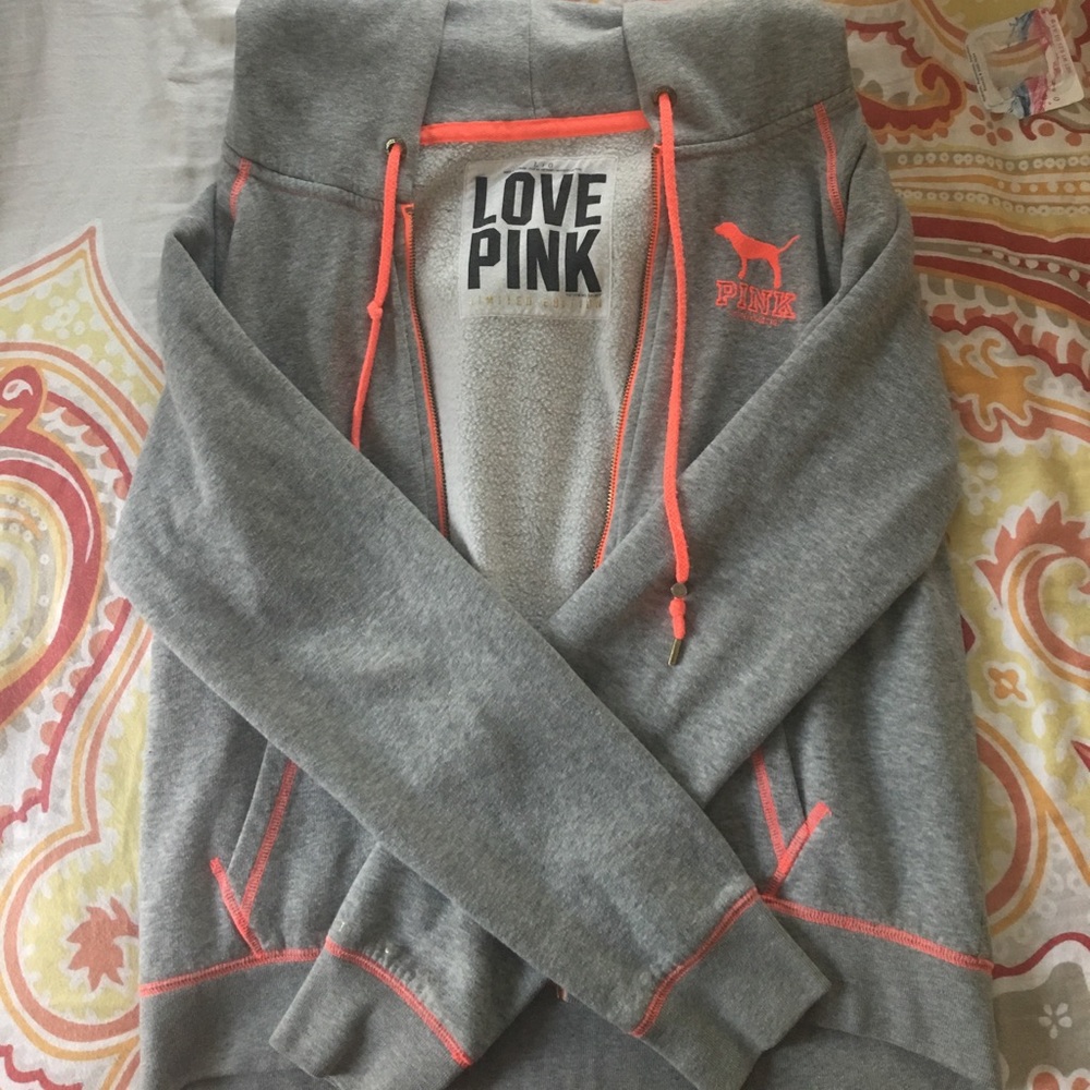 Limited edition pink zip up